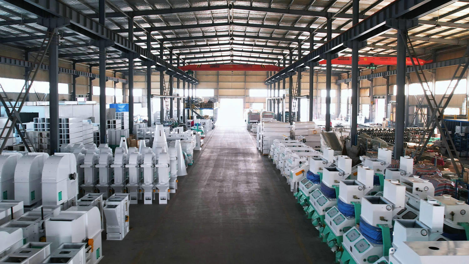 Production assembly lines of pre-cleaner, destoner, vibration cleaner 